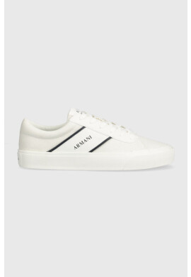 Armani Exchange Ниски кецове в бяло XUX165.XV652.S522 - Pepit.bg