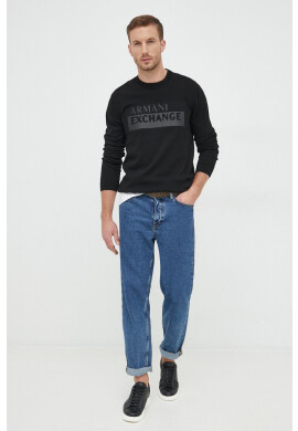 Armani Exchange Памучен пуловер - Pepit.bg