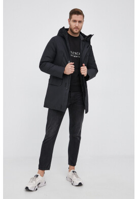 Armani Exchange Памучен суичър мъжки в черно с принт - Pepit.bg