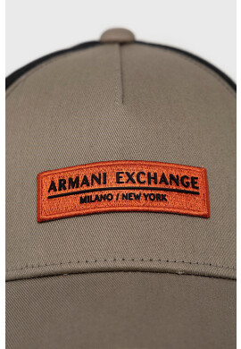 Armani Exchange Памучна шапка - Pepit.bg