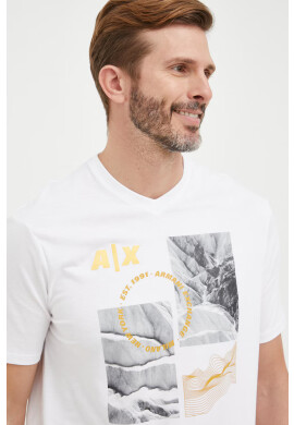 Armani Exchange Памучна тениска - Pepit.bg