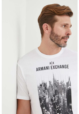 Armani Exchange Памучна тениска - Pepit.bg