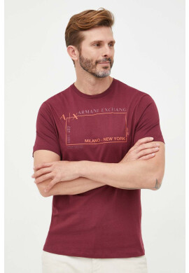 Armani Exchange Памучна тениска - Pepit.bg