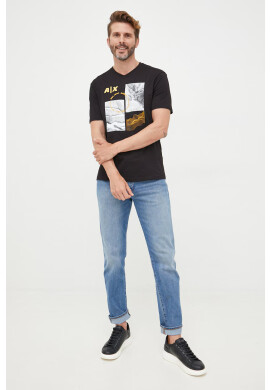 Armani Exchange Памучна тениска - Pepit.bg