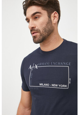 Armani Exchange Памучна тениска - Pepit.bg
