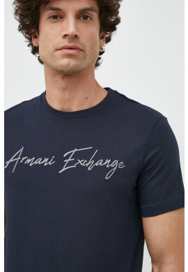 Armani Exchange Памучна тениска - Pepit.bg