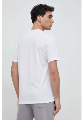 Armani Exchange Памучна тениска в бяло с апликация - Pepit.bg