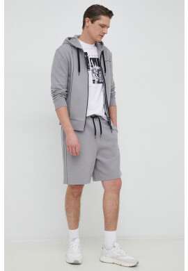 Armani Exchange Памучна тениска в бяло с десен - Pepit.bg