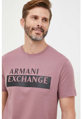 Armani Exchange Памучна тениска - Pepit.bg
