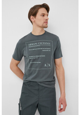 Armani Exchange Памучна тениска - Pepit.bg