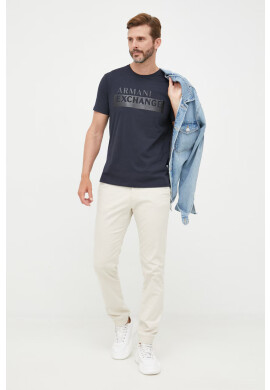 Armani Exchange Памучна тениска - Pepit.bg