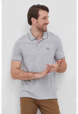 Armani Exchange Памучна тениска с яка - Pepit.bg