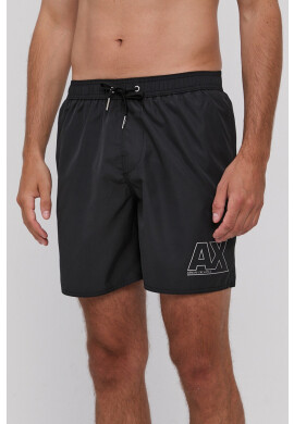 Armani Exchange Плувни шорти в черно - Pepit.bg