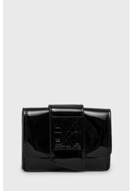 Armani Exchange Портфейл дамски в черно - Pepit.bg