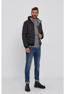 Armani Exchange Пухено яке мъжко в черно със зимна изолация - Pepit.bg