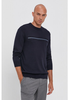 Armani Exchange Пуловер мъжки в тъмносиньо - Pepit.bg