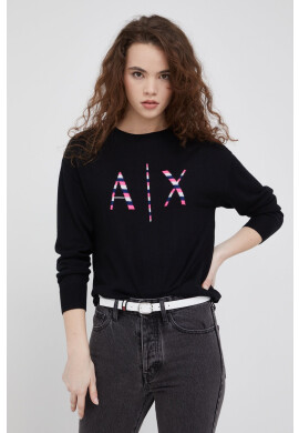 Armani Exchange Пуловер с вълна - Pepit.bg