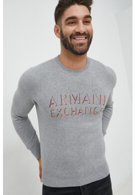 Armani Exchange Пуловер с вълна - Pepit.bg