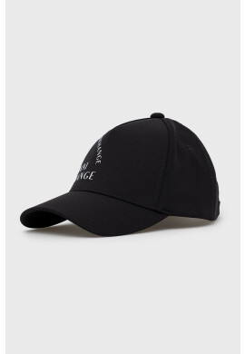 Armani Exchange Шапка в черно с принт - Pepit.bg