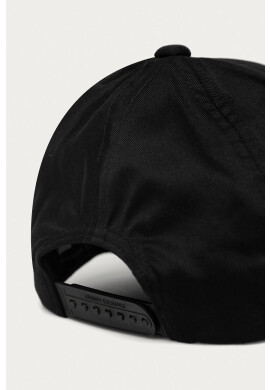 Armani Exchange Шапка в черно с апликация - Pepit.bg