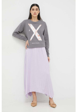 Armani Exchange Суичър в сиво с принт - Pepit.bg