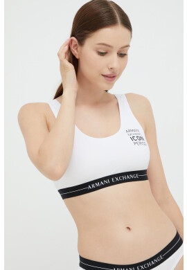 Armani Exchange Сутиен в бяло - Pepit.bg