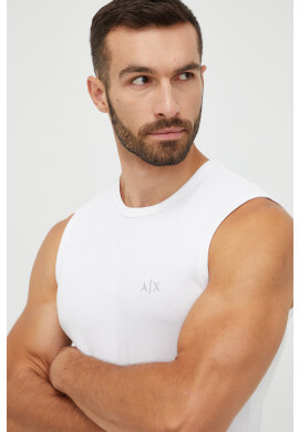 Armani Exchange Тениска мъжка в черно с принт - Pepit.bg