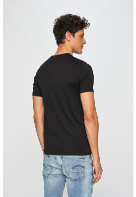 Armani Exchange Тениска в черно с принт - Pepit.bg