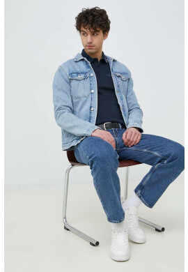 Armani Exchange Тениска с яка - Pepit.bg