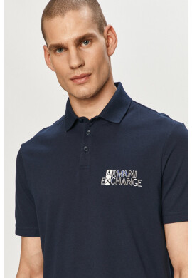 Armani Exchange Тениска с яка - Pepit.bg