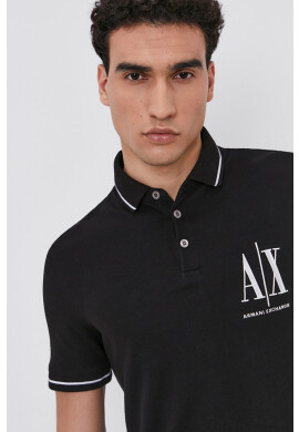 Armani Exchange Тениска с яка - Pepit.bg