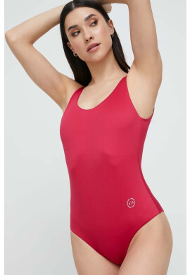 Armani Exchange Цял бански в розово с мека чашка - Pepit.bg