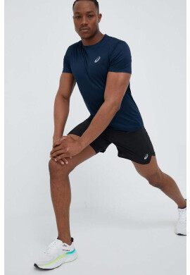 Asics Къс панталон за бягане Road в черно - Pepit.bg