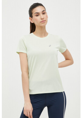 Asics Тениска за бягане Core в зелено - Pepit.bg