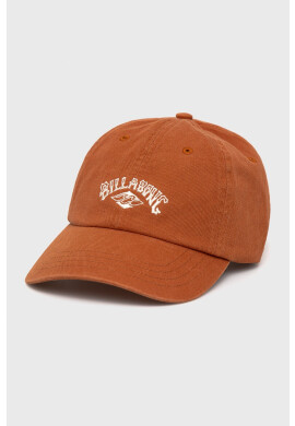 Billabong Памучна шапка в оранжево с изчистен дизайн - Pepit.bg
