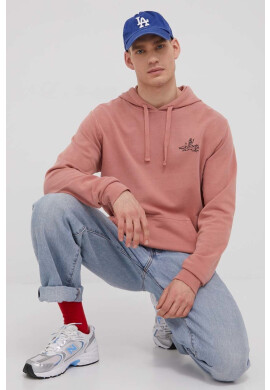 Billabong Суичър мъжки в розово с принт - Pepit.bg