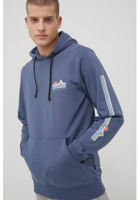Billabong Суичър мъжка в лилаво с принт - Pepit.bg