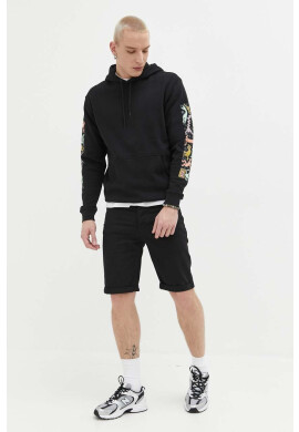 Billabong Суичър x Keith Haring в черно с качулка с принт - Pepit.bg
