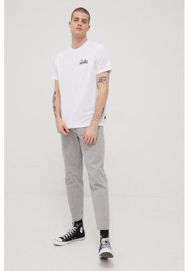 Billabong Тениска мъжки в бяло с принт - Pepit.bg