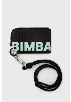 Bimba y Lola Кожен портфейл дамски в черно - Pepit.bg