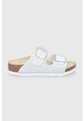 Birkenstock Детски чехли в сребристо - Pepit.bg