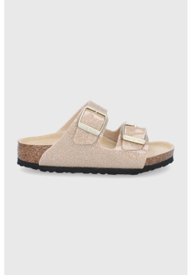 Birkenstock Детски чехли в златисто - Pepit.bg