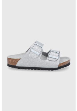 Birkenstock Детски чехли в сребристо - Pepit.bg