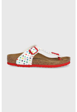 Birkenstock Детски джапанки в бяло - Pepit.bg