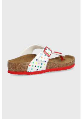 Birkenstock Детски джапанки в бяло - Pepit.bg