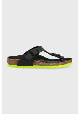 Birkenstock Детски джапанки Gizeh в черно - Pepit.bg