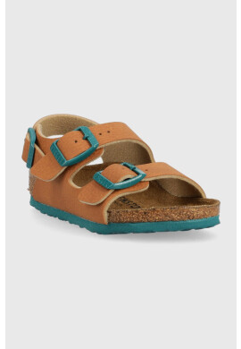 Birkenstock Детски сандали в кафяво - Pepit.bg