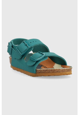 Birkenstock Детски сандали в тюркоазено - Pepit.bg