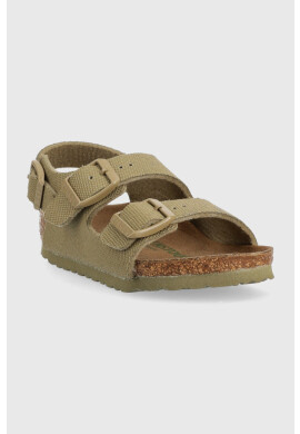 Birkenstock Детски сандали Milano в зелено - Pepit.bg