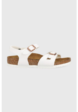 Birkenstock Детски сандали Rio в бяло - Pepit.bg